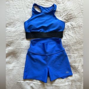 Blue Alo Yoga set